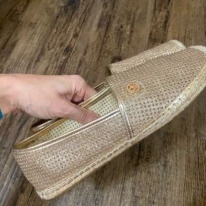 Michael Kors Gold Espadrille